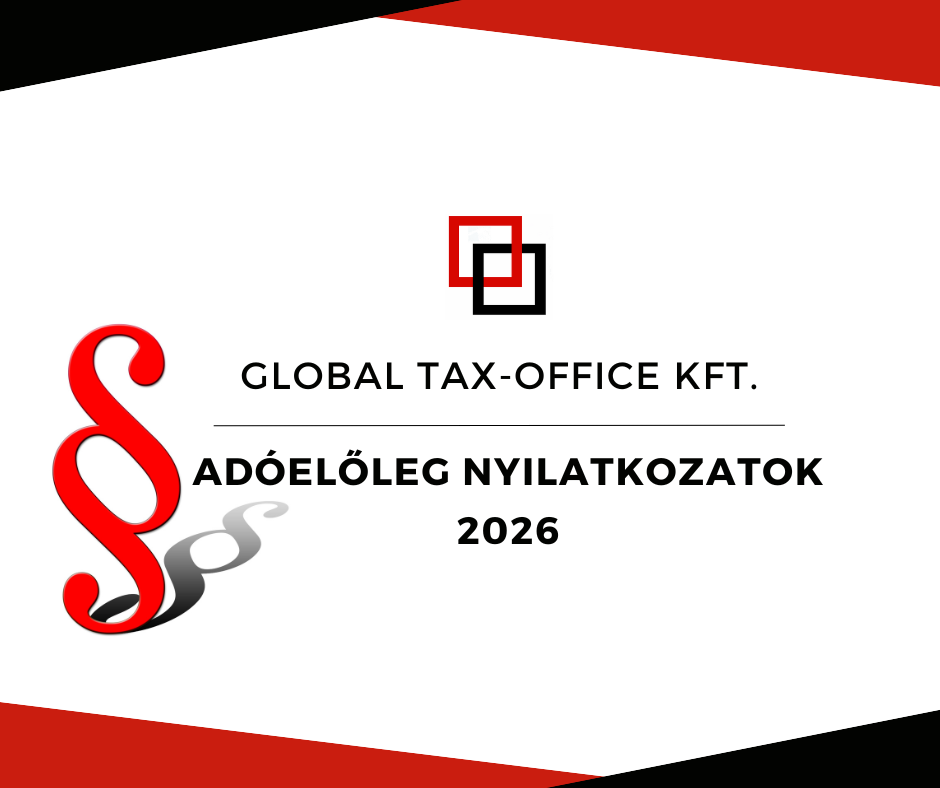 Adóelőleg nyilatkozat 2026